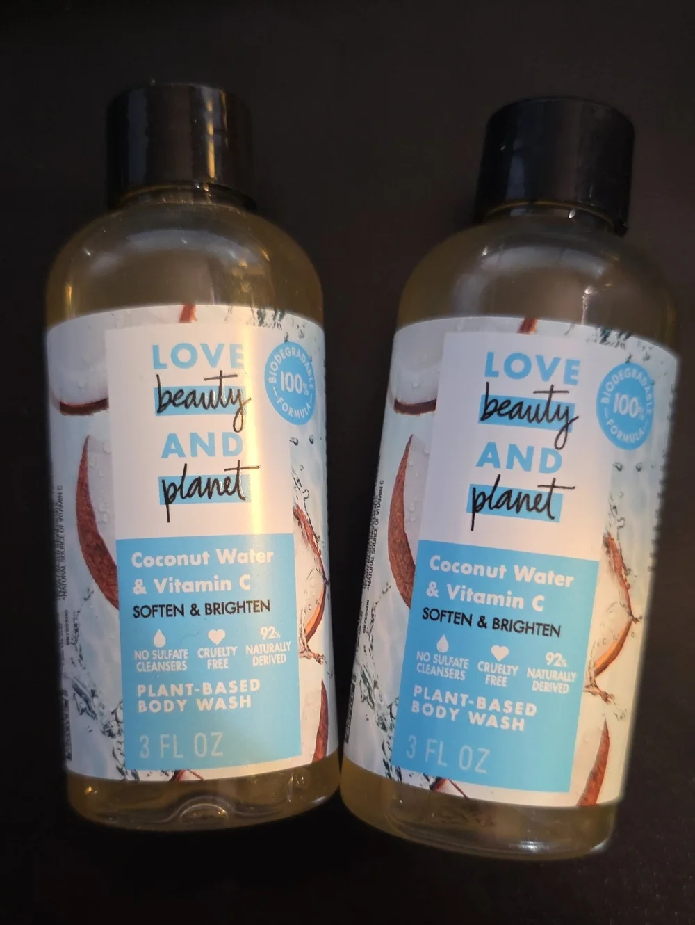 Coconut Water & Vitamin C Body Wash — 2 Bottles Bundle
